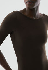 BUTTER Practice Bodysuit - CACAO NIB BROWN