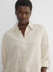 Archive Linen Shirt - NATURAL ECRU