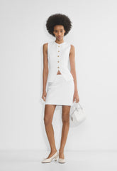 CruiseLinen™ Regal Vest - WHITE