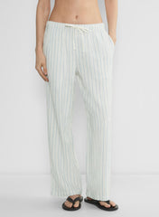 AirPlush Cotton™ Sail Pant - THEA STRP LT BR/FR BL