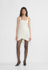 Saturn Mini Dress - LIGHT BIRCH