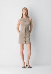 Regal Dress - Crepette™ - NOMAD TAUPE