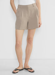 The Effortless Short™ Mid-Thigh - Crepette™ - NOMAD TAUPE