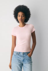 HomeStretch™ Rib Tune T-Shirt - VILLA PINK