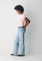 HomeStretch™ Rib Tune T-Shirt - VILLA PINK