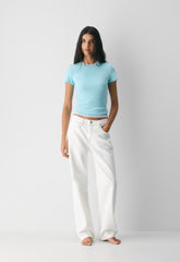 HomeStretch™ Rib Tune T-Shirt - PANORAMA BLUE