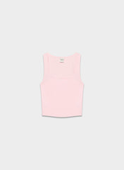 HomeStretch™ Rib Frequency Waist Tank - VILLA PINK