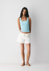 HomeStretch™ Rib Frequency Tank - PANORAMA BLUE