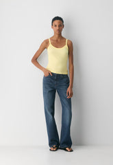 HomeStretch™ Rib Spectrum Cami Tank - LEMONADE