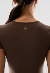 BUTTER Essential T-Shirt - RICH MOCHA BROWN