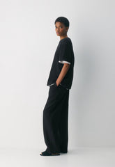 InterLock Cotton Pegasus T-Shirt - BLACK