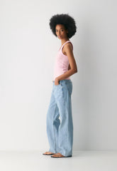 HomeStretch™ Rib Vinyl Tank - MILKSHAKE PINK