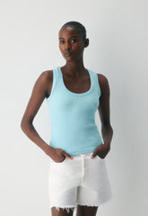HomeStretch™ Rib Vinyl Tank - PANORAMA BLUE