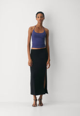 Original Contour Grace Halter Top - HARBOUR NAVY