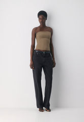 Casual Contour Hi-Hip Tube Top - FOLIO TAUPE
