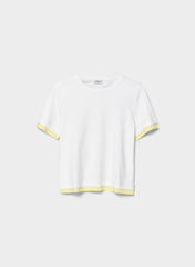 InterLock Cotton Function T-Shirt - WHITE/LEMONADE