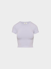 Original Contour Marvel Crew Waist T-Shirt - WILDFLOWER LILAC