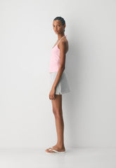 HomeStretch™ Smooth Deejay Halter Top - MILKSHAKE PINK
