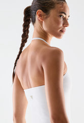 LIFE Essential Cami Halter Top - BRIGHT WHITE