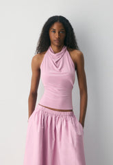 Smooth Matter™ Tower Halter Top - SWEET PEA PURPLE