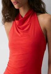 Smooth Matter™ Tower Halter Top - CHERRYBOMB RED