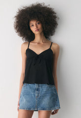 CottonWhisk™ Loulou Camisole - BLACK