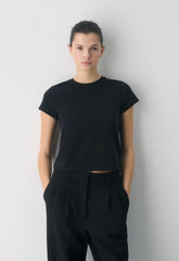 Key Cotton Eira T-Shirt - BLACK