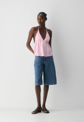CottonWhisk™ Caro Halter - MILKSHAKE PINK