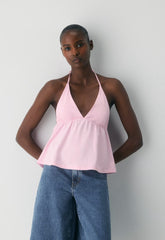 CottonWhisk™ Caro Halter - MILKSHAKE PINK