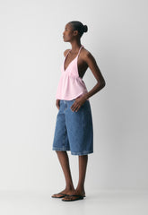 CottonWhisk™ Caro Halter - MILKSHAKE PINK