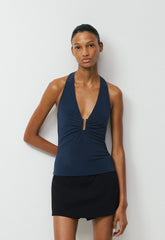 Smooth Matter™ Hatchway Halter Top - ADMIRAL