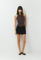 Smooth Matter™ Tower Halter Top - RCH MCH BRN/LT BRCH