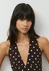 Smooth Matter™ Wylder Halter Top - RCH MCH BRN/LT BRCH