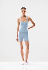 LIFE Blaze Halter Sports Top - RIPPLE BLUE