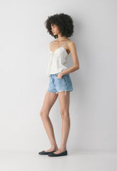 CottonWhisk™ Loulou Camisole - HEATHER CLOUD WHITE