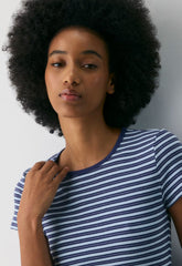 HomeStretch™ Rib Tune T-Shirt - HARBOUR NVY/RPPLE BLU