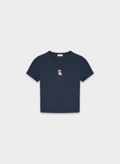 Little Ripple Icon T-Shirt - ADMIRAL/CAP FRENCHIE