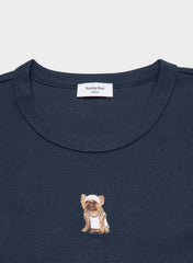 Little Ripple Icon T-Shirt - ADMIRAL/CAP FRENCHIE