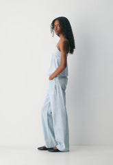 CottonWhisk™ Loulou Camisole - RIPPLE BLUE/ WHITE