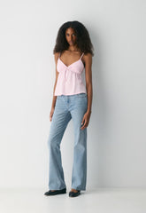 CottonWhisk™ Loulou Camisole - MILKSHAKE PINK/WHITE
