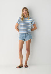 CottonWhisk™ Emma T-Shirt - RPPLE BLUE/LGHT BRCH