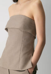 Element Tube Top - Eversential™ - HEATHER NOMAD TAUPE