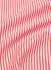 New Essential Relaxed Poplin Shirt - CRMN STRP LT B/PPY RD