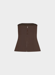 Posh Tube Top - Crepette™ - RICH MOCHA BROWN