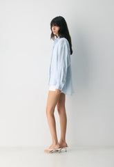 Archive Linen Shirt - MIDDAY BLUE