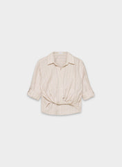 Portofino Linen Shirt - BRILY STRP MTTP/KLPK