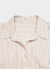 Portofino Linen Shirt - BRILY STRP MTTP/KLPK