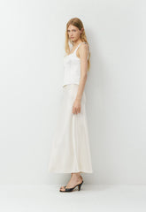 Caprice Satin Bustier - LIGHT BIRCH