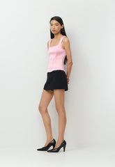 Caprice Satin Bustier - MILKSHAKE PINK