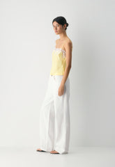 Grenache Satin Camisole - LEMONADE/LIGHT BIRCH